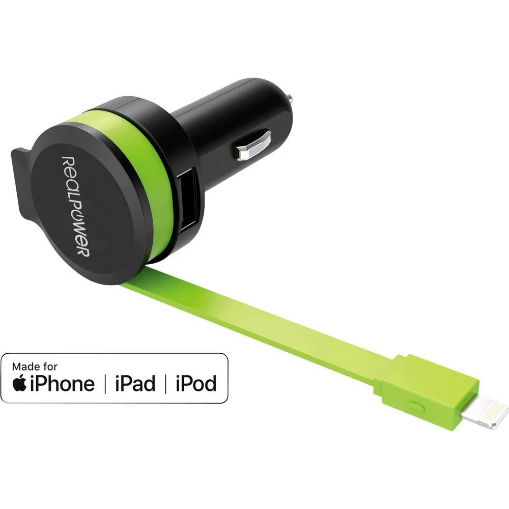 RealPower 257637 USB stanica za punjenje osobno vozilo Izlazna struja maks. 2400 mA 2 x USB slika