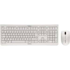 CHERRY DW 3000 bežični tipkovnica, set miša  njemački, qwerty, Windows ® bijela slika