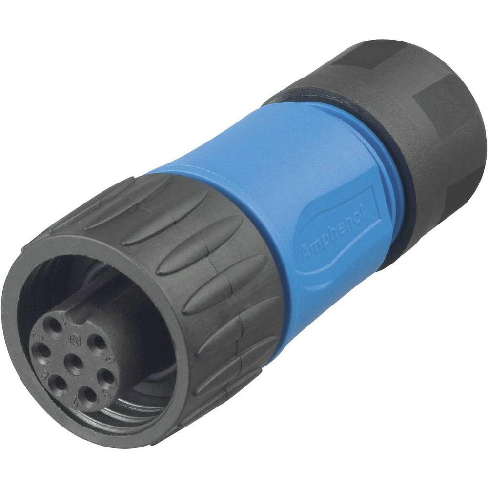 Amphenol  C016 30D006 110 10  okrugli utikač  konektor, ravni  Ukupan broj polova: 6 + PE  Serija (Okrugli utični kone slika