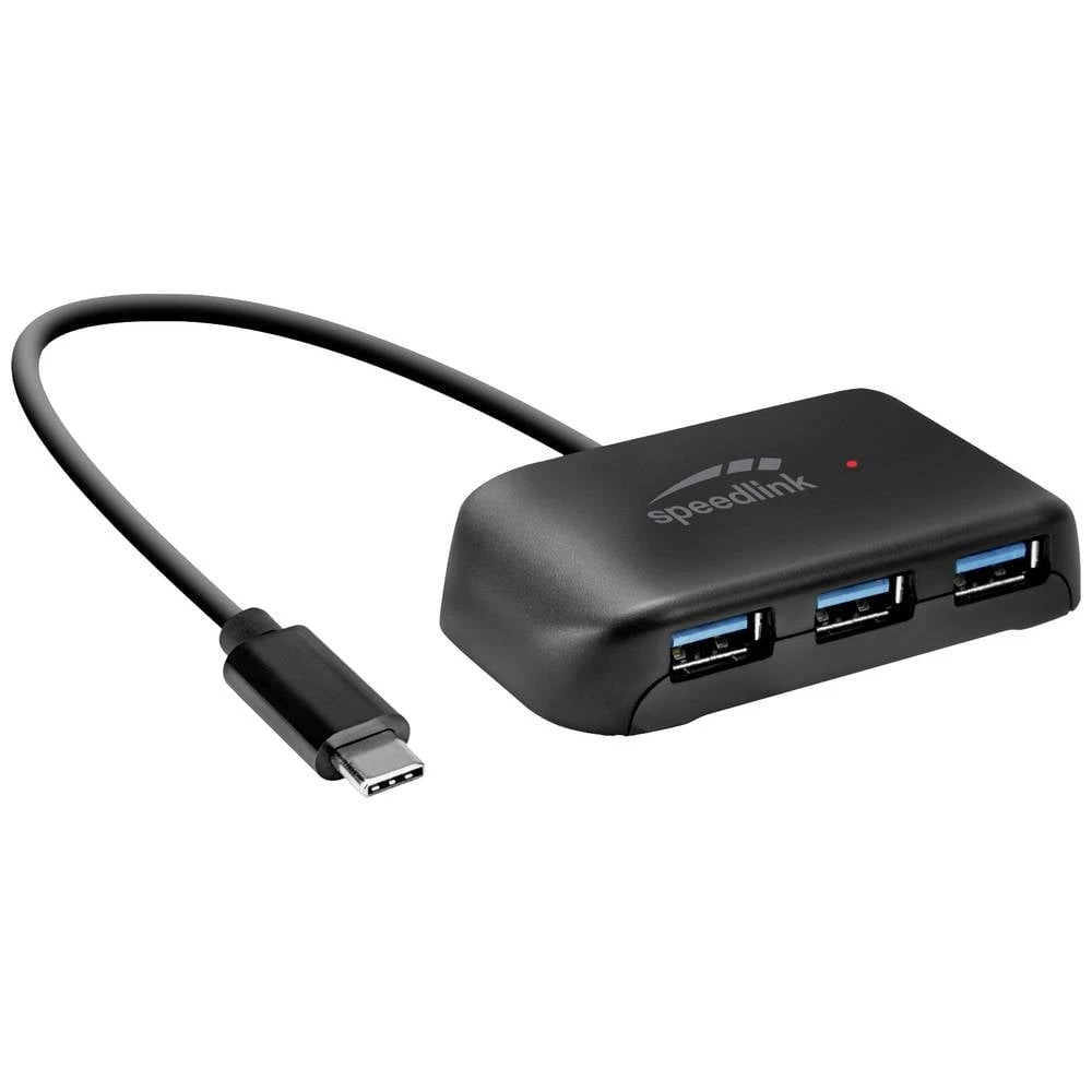 SpeedLink SNAPPY EVO 4 ulaza USB-C® (3.2 gen. 2) čvorište s više priključaka crna slika
