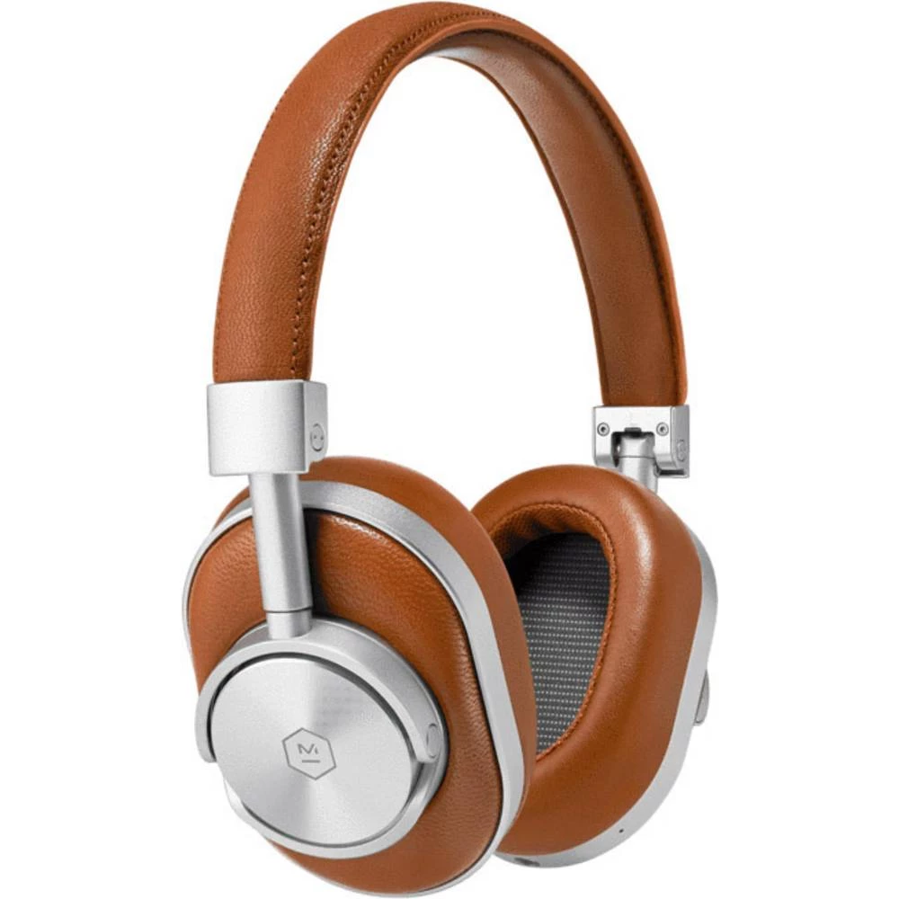 Bluetooth® HiFi Naglavne slušalice Master & Dynamic MW60 Preko ušiju Smeđa boja, Srebrna slika