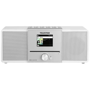 Telestar DIRA S 32i CD (weiß) CD radio DAB+ (1012), UKW (1014), internet DLNA, WLAN, USB, CD, Bluetooth®, internetski radio   uklj. daljinski upravljač bijela slika