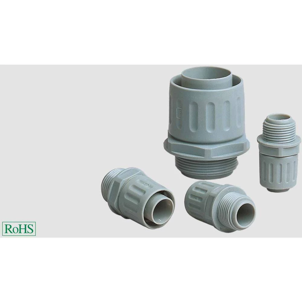 Helukabel 90725-25  cijevna uvodnica siva PG21  ravan 25 St. slika