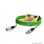 Hicon SGHN-0100-GN XLR priključni kabel [1x XLR utičnica 3-polna - 1x XLR utikač 3-polni] 1.00 m zelena