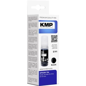 KMP tinta za punjenje zamijena Epson 104, 104 EcoTank, T00P1, C13T00P140 kompatibilan crn 1648,0001 slika