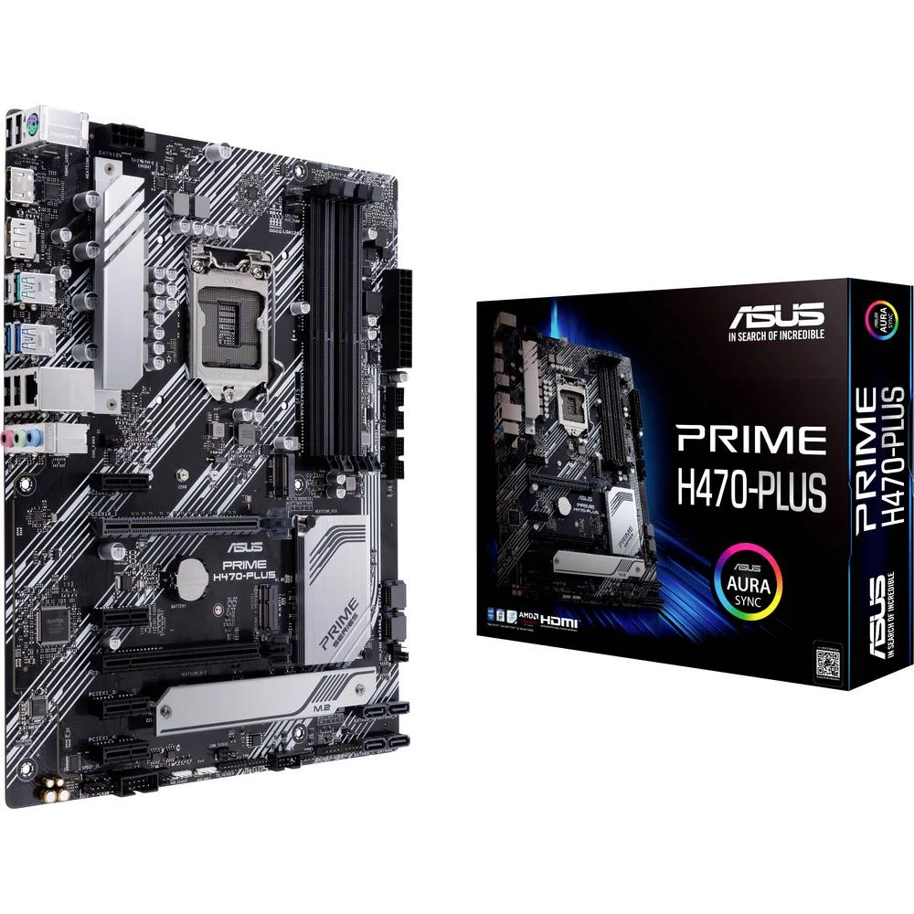 Asus PRIME H470-PLUS matična ploča Baza Intel® 1200 Faktor oblika ATX Set čipova matične ploče Intel® H470 slika