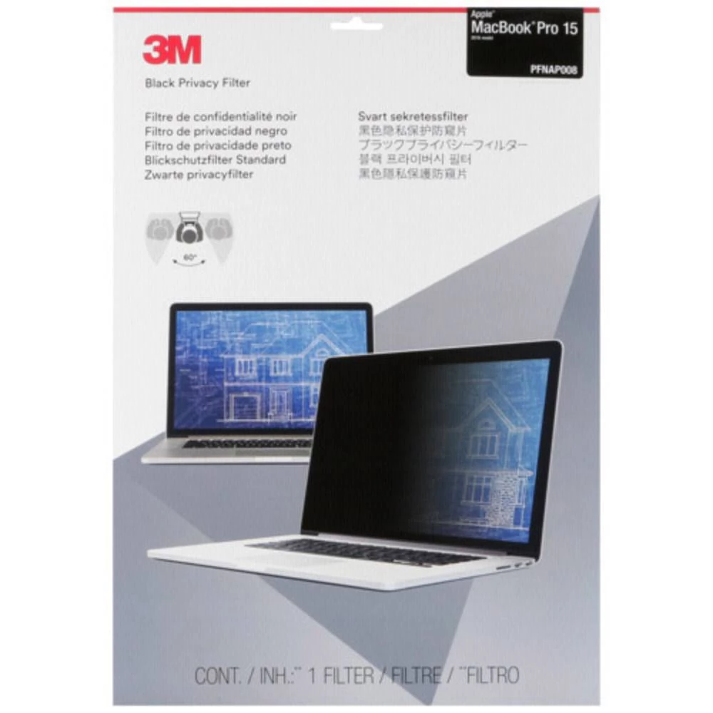 3M PFNAP008 Folija za zaštitu zaslona 38.1 cm (15 ") Format slike: 16:10 7100115703 Pogodno za model: Apple MacBook Pro 15 cola slika