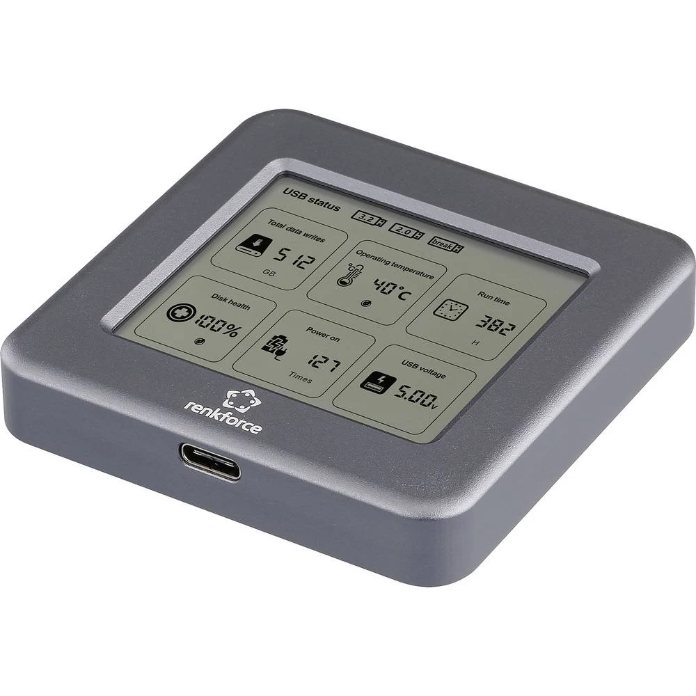 Renkforce RF-M2E-300 m.2 kućište za tvrdi disk USB-C® (USB 3.2 Gen 2) 10 GBit/s USB-C® (USB 3.2 Gen 2) 2242 RF-6857526 slika