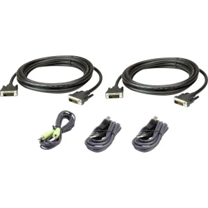 ATEN KVM priključni kabel [1x muški konektor dvi-d, muški konektor USB 2.0 tipa a, 3,5 mm banana utikač - 1x muški konektor dvi-d, ženski konektor USB 2.0 tipa a, 3,5 mm banana utikač] 3.00 m slika