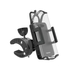 Biciklistički držač za mobitel Strong, rotirajući za 360 stupnjeva, univers. za pametne telefone Hama Strong nosač mobilnog telefona za bicikl   Širina (maks.): 90 mm slika