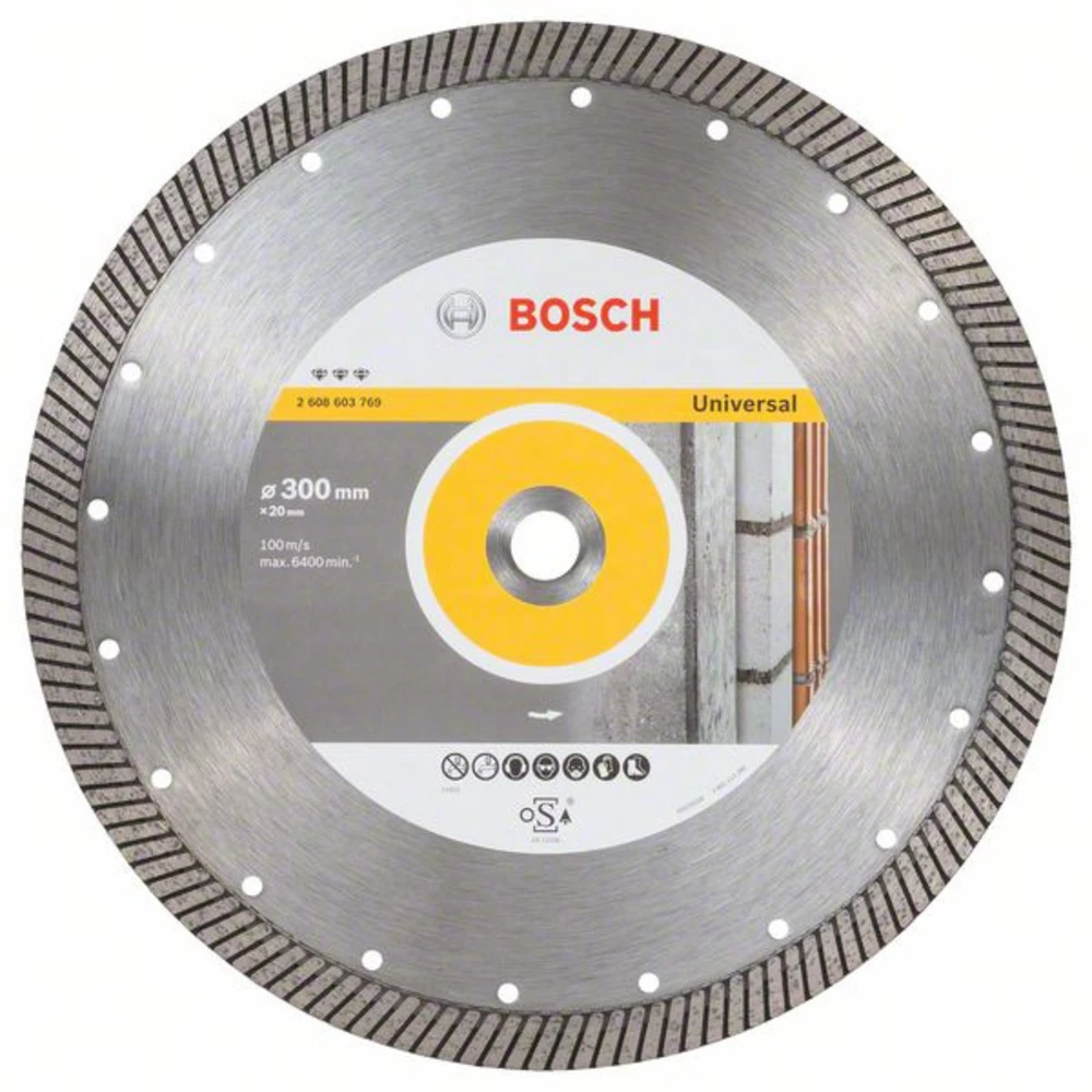 Dijamantna rezna ploča Best for Universal Turbo, 300 x 20.00 x 3 x 15 mm Bosch Accessories 2608603769 promjer 300 mm 1 ST slika