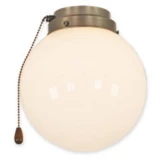 Svjetiljka za stropni ventilator CasaFan 1K MA KUGEL Opalno staklo (sjajno)