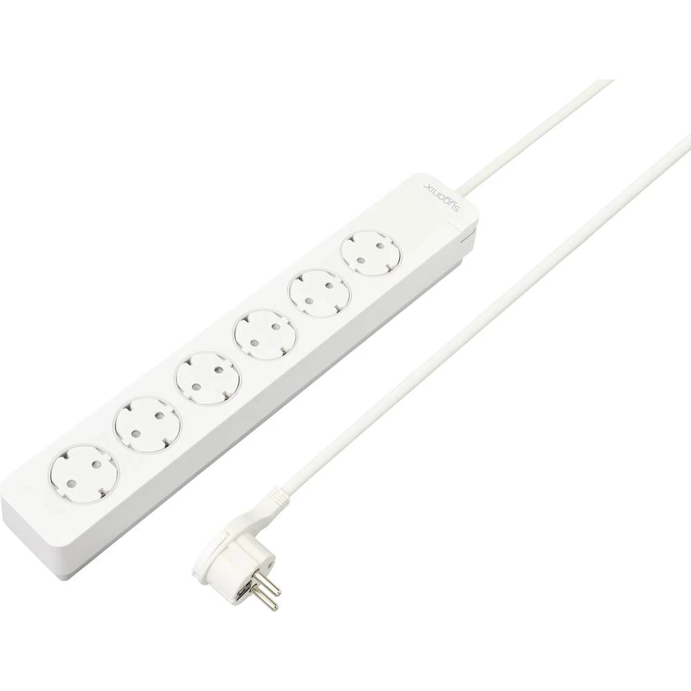 <br>  Sygonix<br>  SY-4981232<br>  letva s utičnicama<br>  s prekidačem, s mehanizmom za izbacivanje<br>  <br>  bijela<br>  utičnica<br> slika