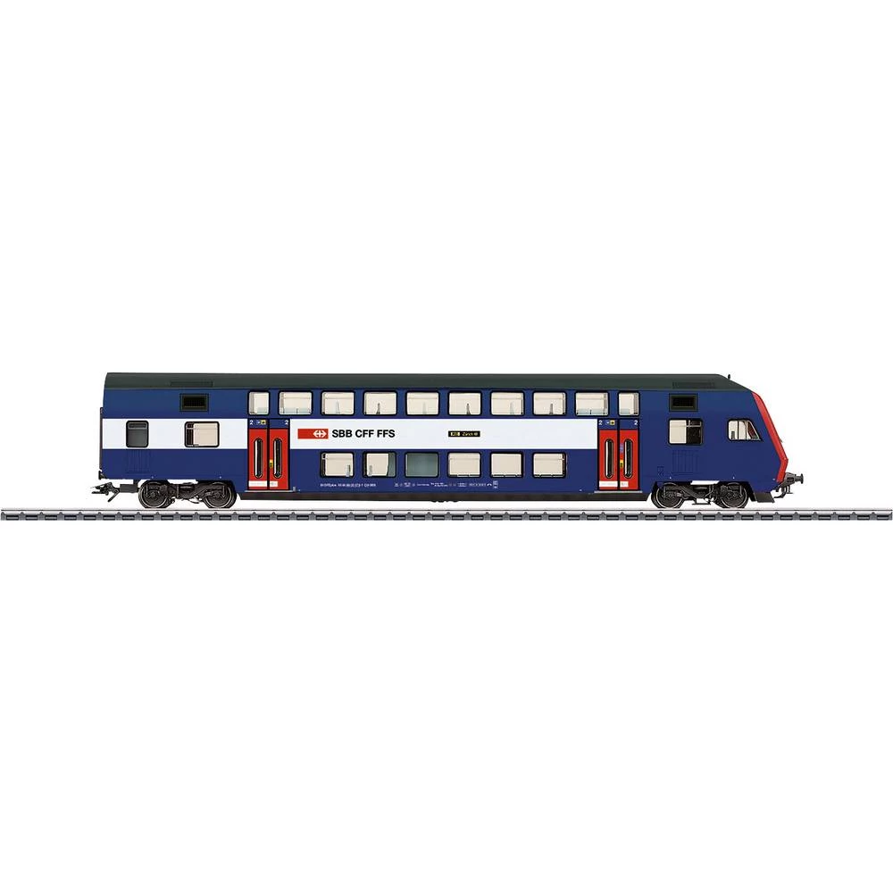 Märklin 43575 H0 "Zurich S-Bahn" dvospratni upravljački automobil SBB-a slika
