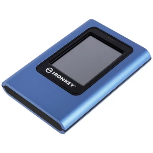 Kingsong IronKey Vault Privacy 80 480 GB vanjski tvrdi disk 8,9 cm (3,5 inča) USB-C® plava boja  IKVP80ES/480G slika