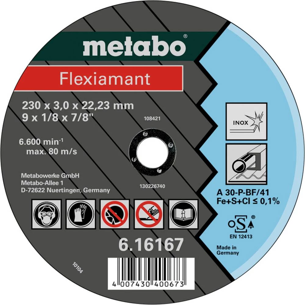 Metabo 616744000 rezna ploča ravna 16 mm 25 St. slika