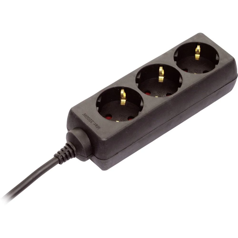 Razdjelna letva sa zaštitom od prenapona Crna as - Schwabe 13692 slika