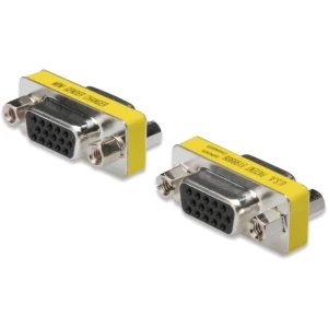 Digitus serijsko sučelje adapter [1x 15-polni ženski konektor D-Sub - 1x 15-polni ženski konektor D-Sub]  crna, žuta slika