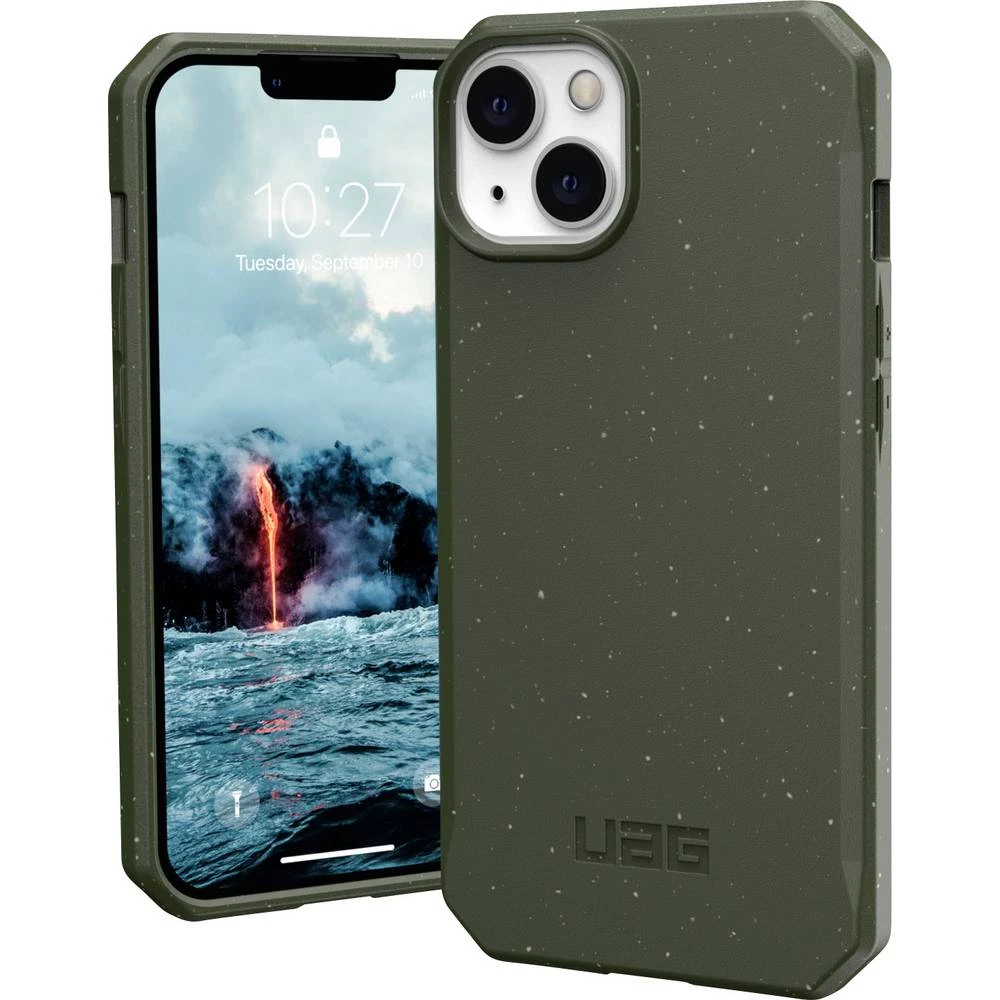 Urban Armor Gear  Outback-BIO Case  stražnji poklopac za mobilni telefon  Apple  iPhone 13  maslinasta slika