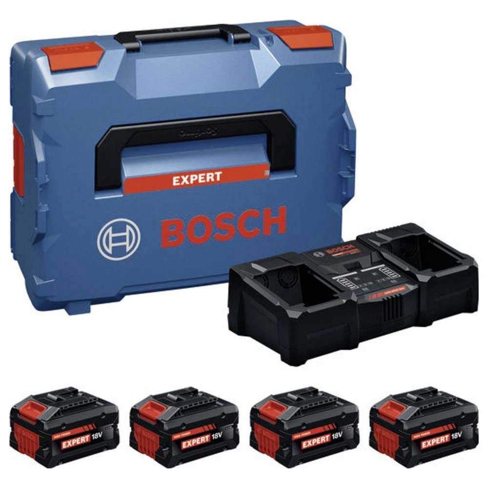 Bosch Professional 1600A0373Y 2x EXBA18V-55 + 2x EXBA18V-80 + EXAL18V2-320 baterija za alat i punjač 5.5 Ah, 8 Ah slika