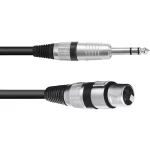 Omnitronic 30225180 XLR adapter cable [1x XLR utičnica 3-polna - 1x klinken utikač 6.3 mm (stereo)] 0.90 m crna