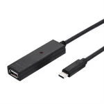 VALUE USB 2.0 nastavak, aktivan, s repetitorom, AC, crni, 15 m Value KVM produžetak 15.00 m crna