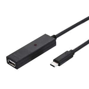 VALUE USB 2.0 nastavak, aktivan, s repetitorom, AC, crni, 15 m Value KVM produžetak 15.00 m crna slika