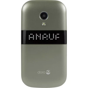 DORO 6050 Senior preklopni telefon Stanica za punjenje, SOS ključ Šampanjac boja, Bijela slika