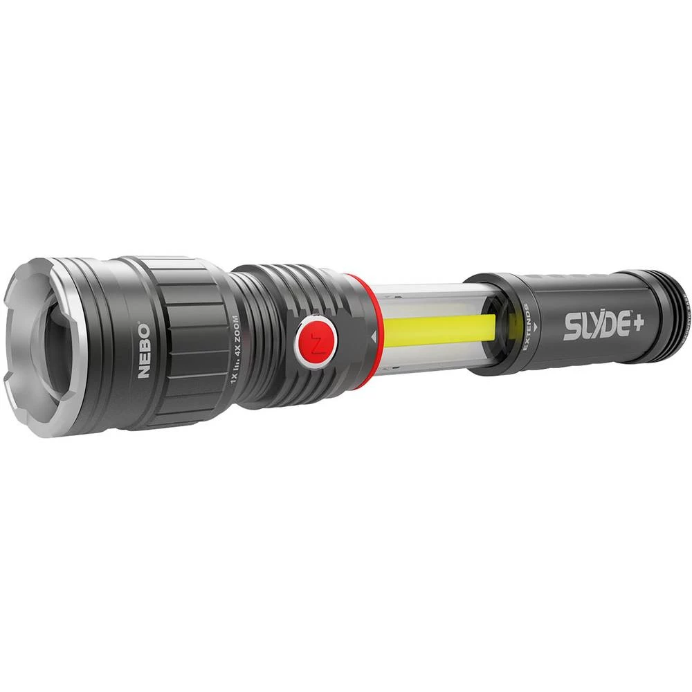 LED Džepna svjetiljka Nebo Slyde+ baterijski pogon 300 lm 267 g Crna slika