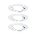 Paulmann 93422 Base ugrađeno svjetlo 3-dijelni komplet LED GU10 15 W slika