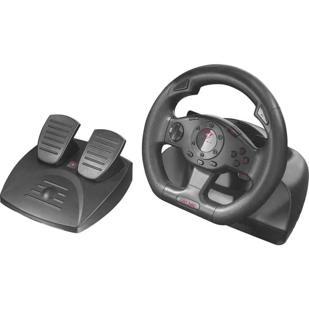 Upravljač Trust GXT 580 USB PC Crna Uklj. pedale slika