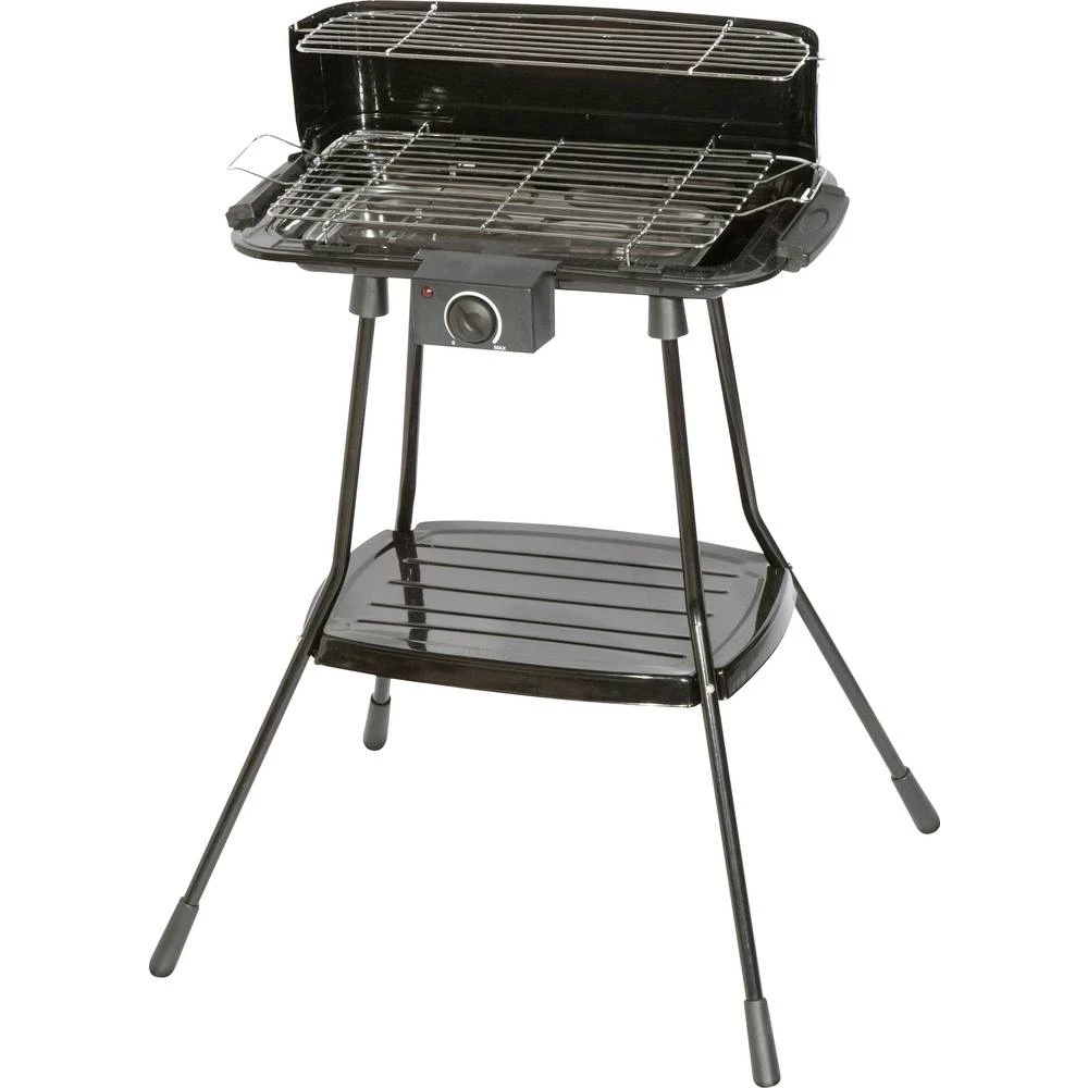 Stoječi Električni roštilj tepro Garten Albertville S ručnim podešavanjem temperature Crna slika