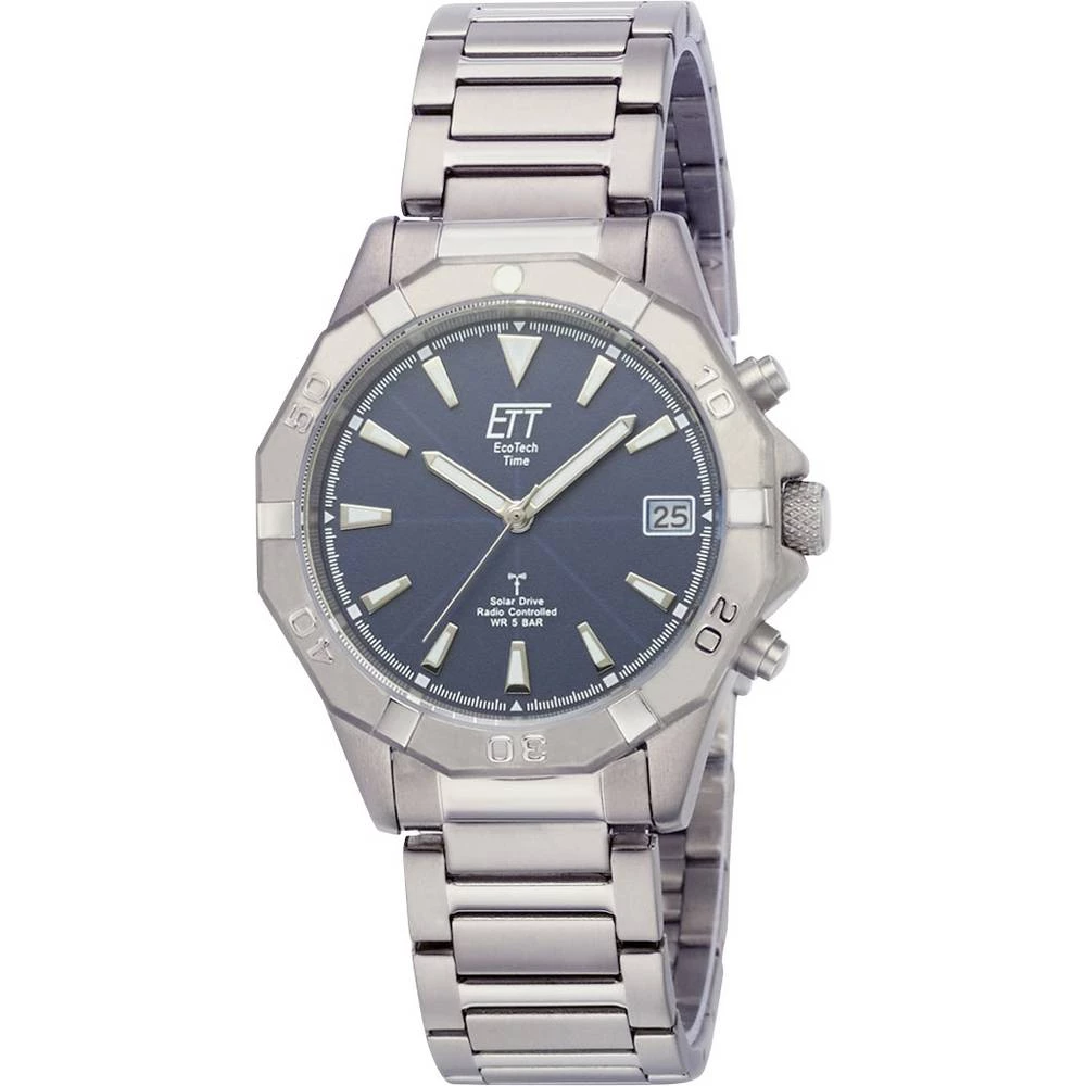 ETT Radijski, Solarni Radijsko kontrolirani sat EGT-11356-20M (&Oslash; x V) 41 mm x 11 mm Titan, Titan (brušeni) Materijal kući slika