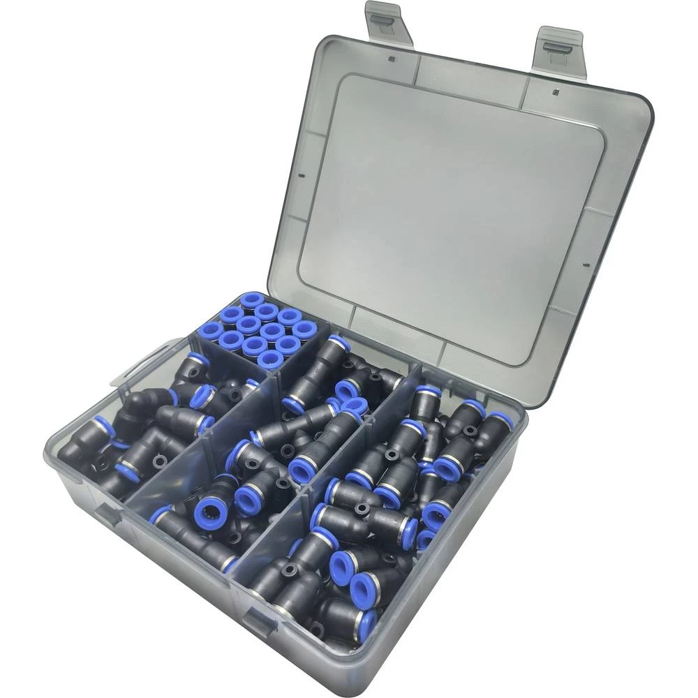 TRU COMPONENTS pneumatski konektor TC-14109144 TC-Fitting set - 8 mm Ø cijevi: 8 mm 48 kom. slika