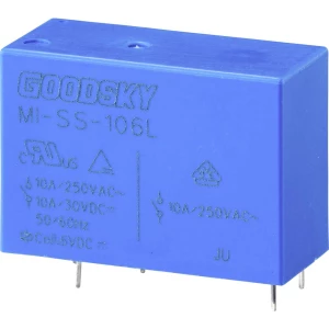 GoodSky MI-SS-106L relej za tiskane pločice 12 V/DC 10 A 1 prebacivanje 1 St. slika