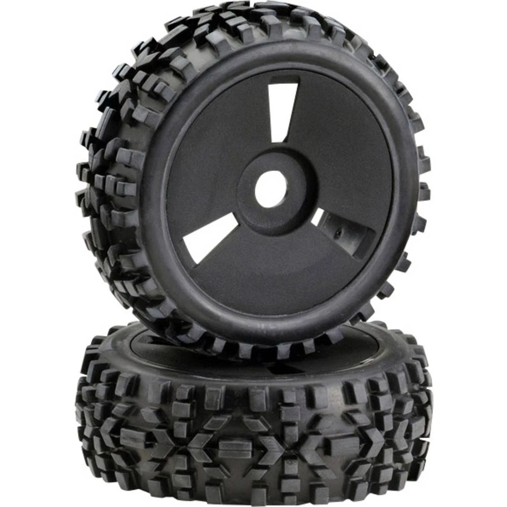 Absima 1:8 Buggy Kompletni kotači Crossline rough Pin Disk Crna 1 ST slika