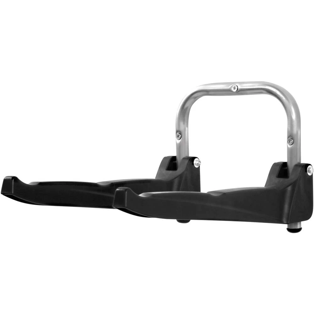 Zidni držač za bicikl Broj parkirnih mjesta=3 000371 Aluminijum, Plastika Srebrno-crna slika