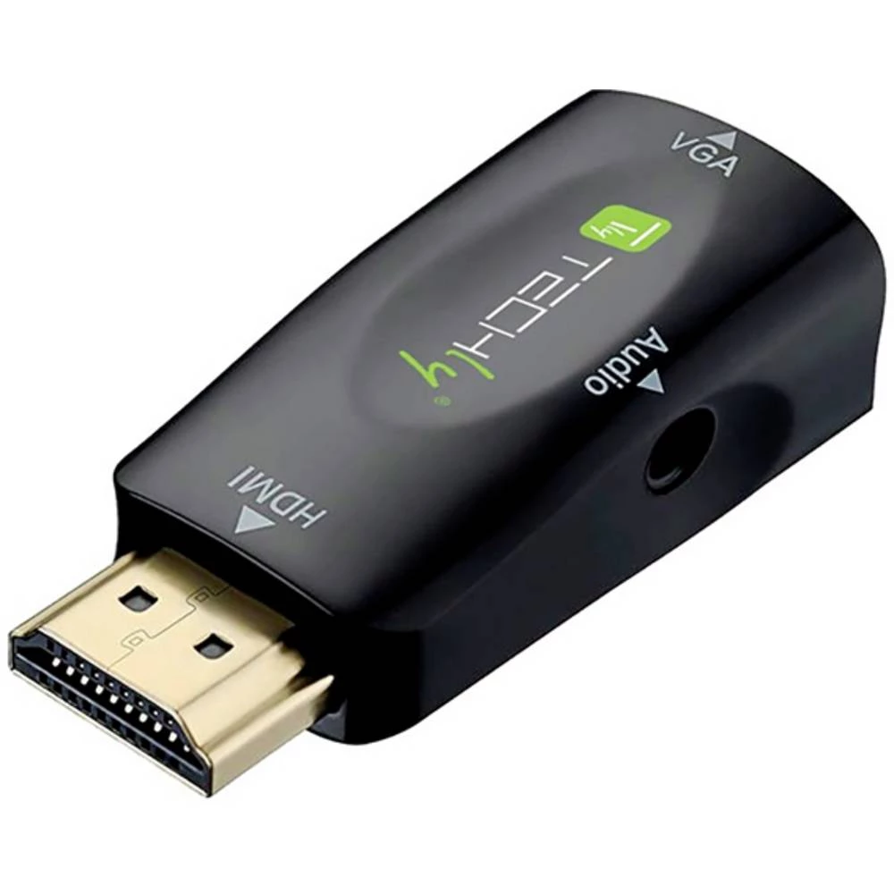 TECHly IDATA-HDMI-VGA2MABT HDMI / VGA adapter [1x ženski konektor HDMI - 1x ženski konektor vga, priključna doza za 3,5 slika
