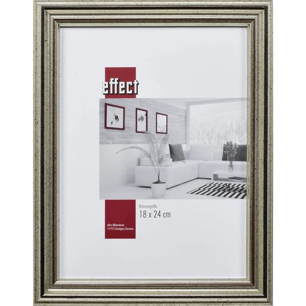 Effect Bilderrahmen 0440,1824,01 izmjenjivi okvir za slike Format papira: 18 x 24 cm srebrna slika