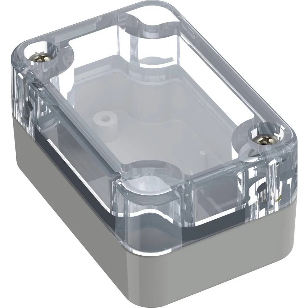 TRU COMPONENTS 6U07060403139 TC-13865044 industrijsko kućište 60 x 40 x 30 polikarbonat prozirna, svijetlosiva 1 kom. slika