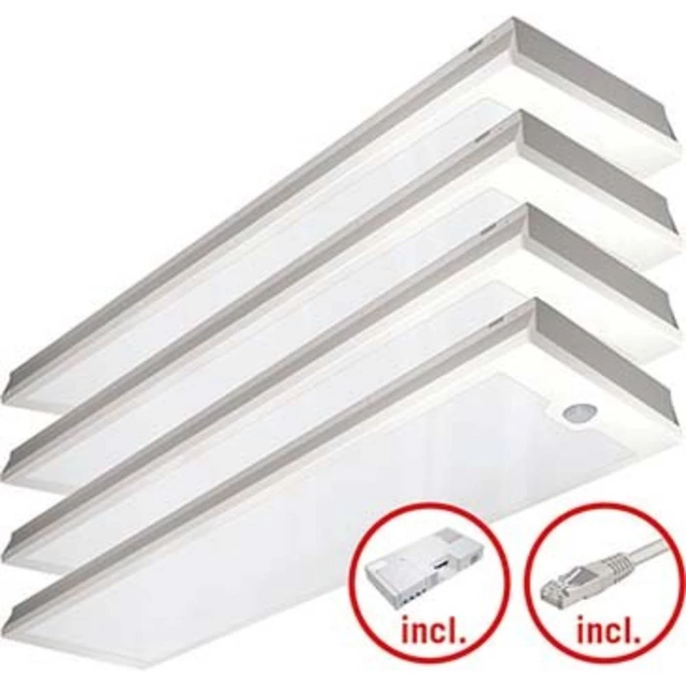 LED stropna svjetiljka LED LED fiksno ugrađena ESYLUX PNLCEL #EQ10127526 EQ10127526 Bijela slika