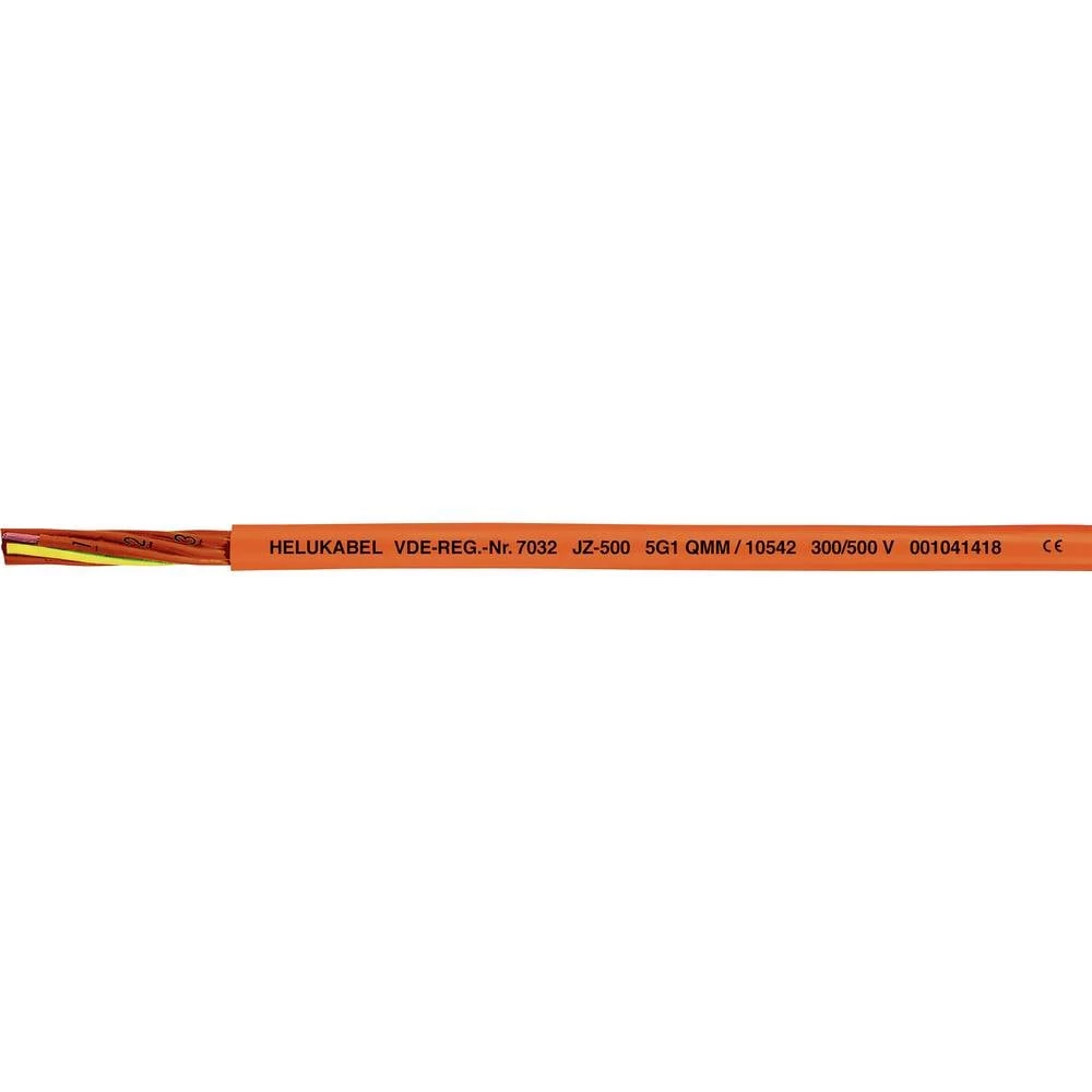 Helukabel JZ-500 Orange kontrolni vod 5 G 1.50 mm² narančasta 10547-500 500 m slika
