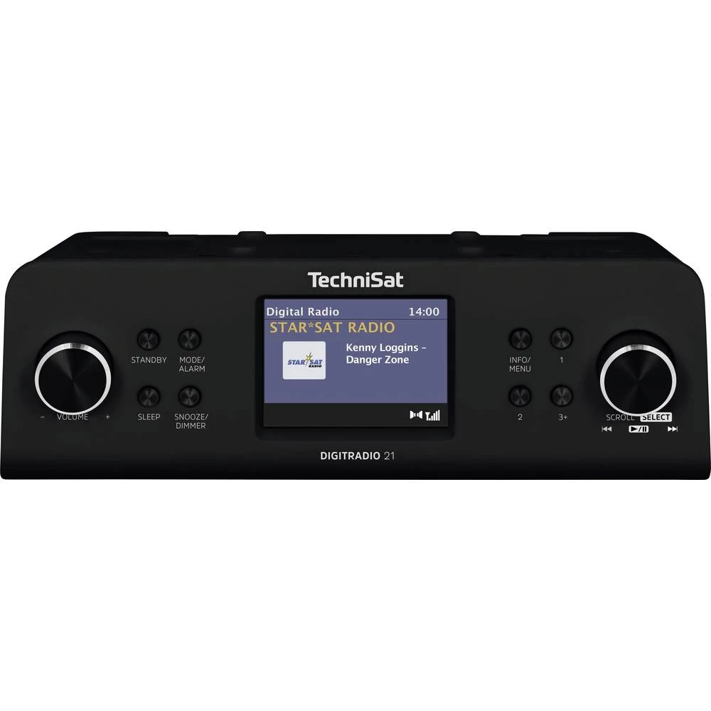 TechniSat DIGITRADIO 21 ugrađeni radio DAB+ (1012), ukw aux, Bluetooth, DAB+, ukw funkcija alarma crna slika
