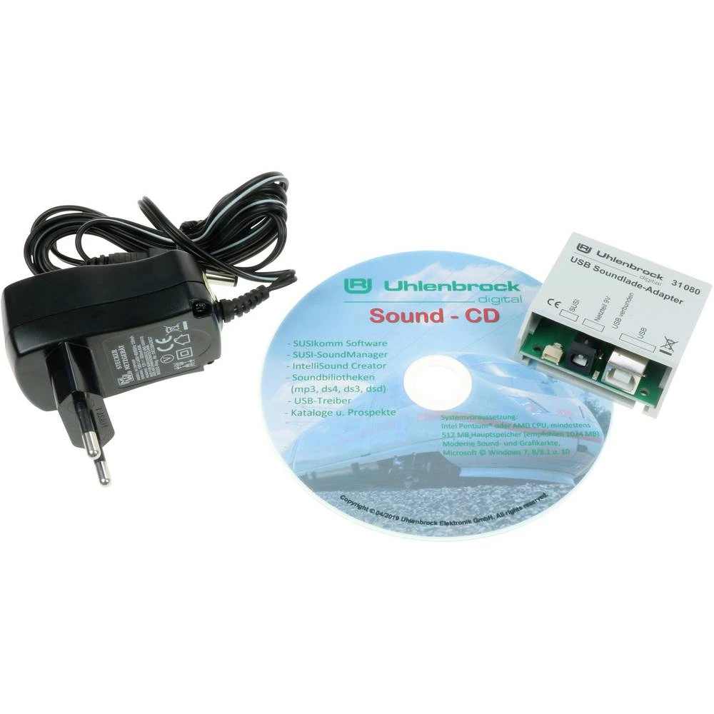 Uhlenbrock 31080 intellisound adapter za punjenje dodatak slika