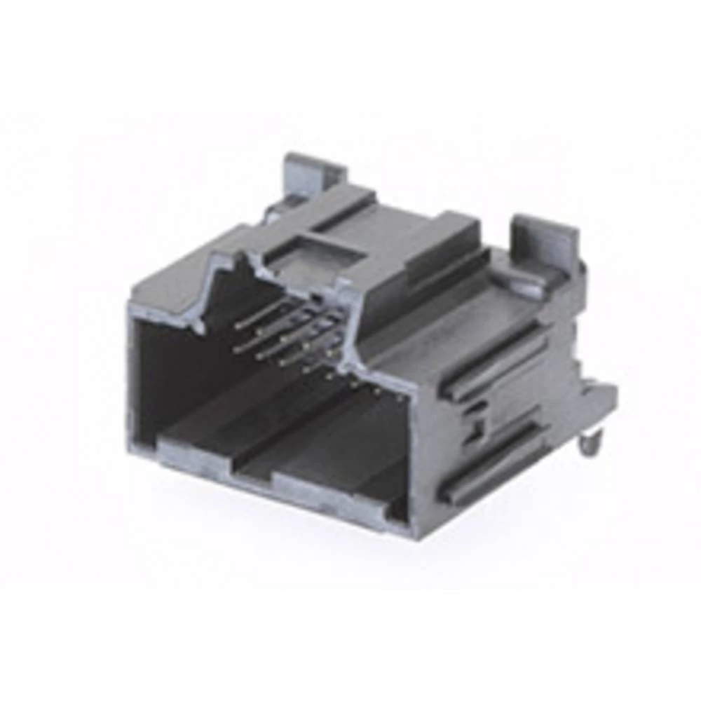 Molex ugradna standardna letva s muškim kontaktima  Ukupan broj polova 20 Raster: 2.54 mm 346910200 1 St. Tray Molex 346910200 Stac64 Right-Angle Header Assembly, 20 Circuits, Polarization A, slika