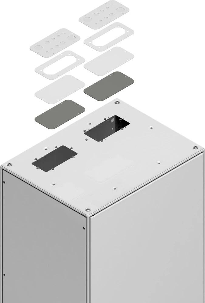 Montažni materijal (Š x V) 500 mm x 600 mm Čelik Siva (RAL 7035) Schneider Electric NSYSRCE650 1 ST slika