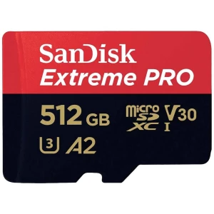 SanDisk Extreme PRO microsdxc kartica 512 GB Class 10 UHS-I otporan na udarce, vodootporan slika
