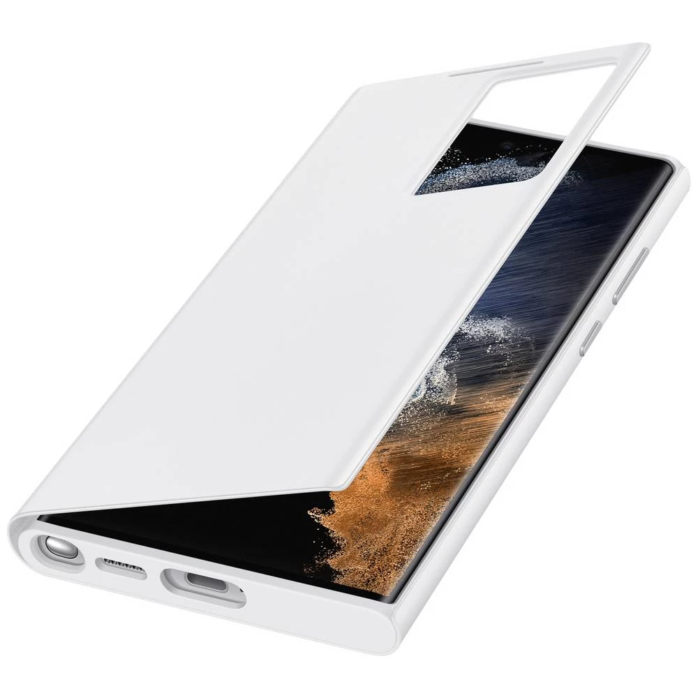 Samsung Clear View Cover case Samsung Galaxy S22 Ultra bijela slika