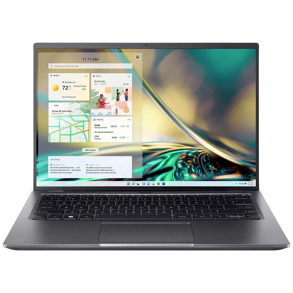 Acer Swift SFX14-51G-57Z1 prijenosno računalo 35,6 cm (14&quot,) 2,2K Intel® Core™ i5 8 GB LPDDR5-SDRAM 512 GB SSD NVIDIA GeForce RTX 3050 Wi-Fi 6 (802.11ax) Endless OS Siva Acer Notebook Swift X 3... slika