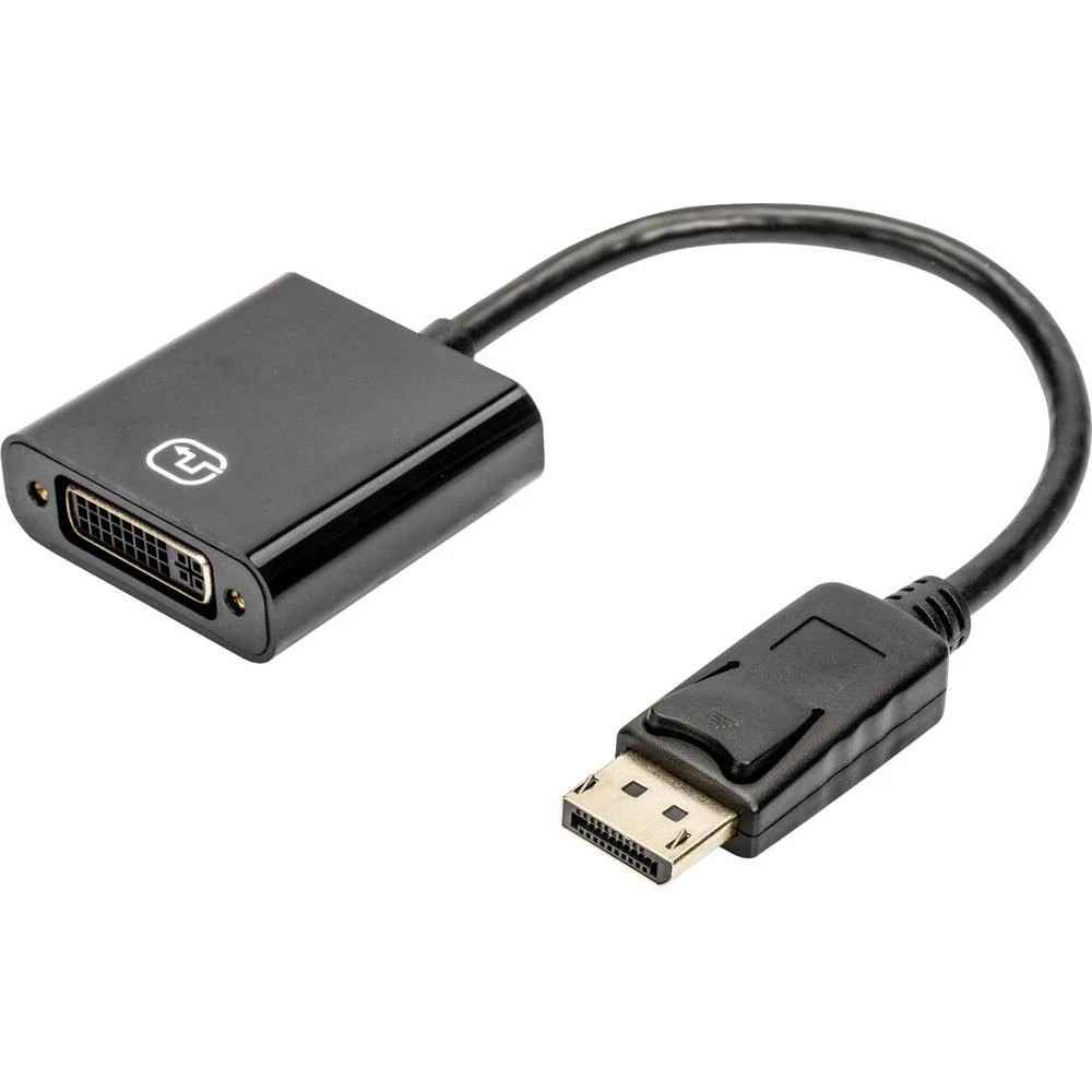 Digitus DisplayPort / DVI adapter cable 0.15 m AK-990902-002-S DisplayPort 1.2, sa zaštitom, zaključan crna [1x muški ko slika